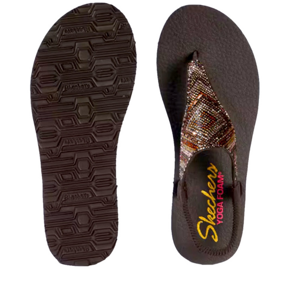 Skechers meditation gypsy glam sandals, flip flops. Women’s size 9 - Picture 1 of 14